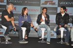 Neeraj Roy, Farah Khan, Shah Rukh Khan, Abhishek Bachchan at Happy New Year game launch by Hungama in Taj Land